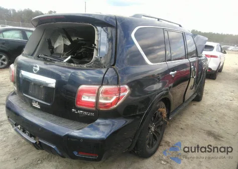 2017 Nissan Armada Platinum из США, поврежденный, VIN JN8AY2NFXH9300551